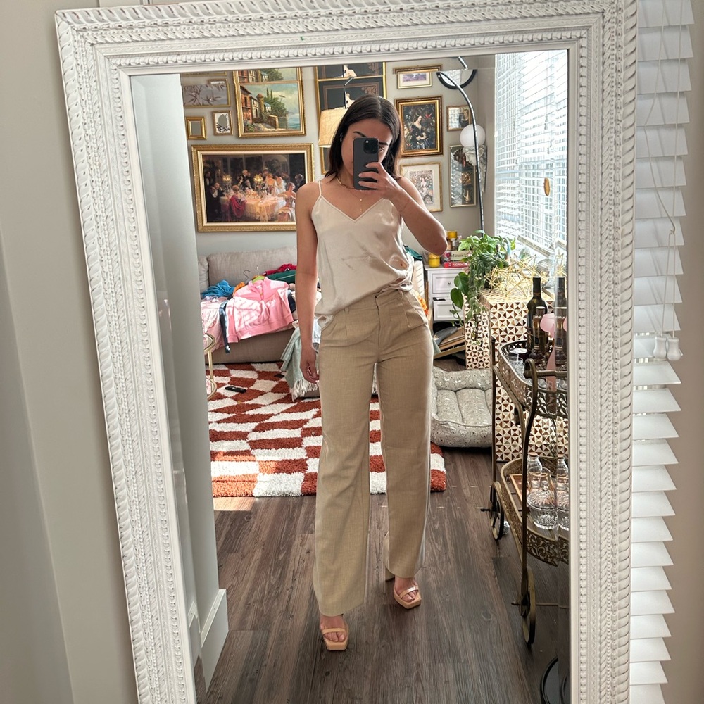 Wilfred light beige tailored pants